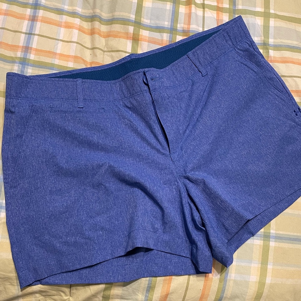 Golf shorts by Under Armour.